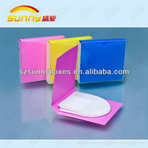 Custom print Plastic CD holder Case CD bag